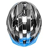 Uvex I-VO C Fahrradhelm, Dark Silver-Blue, 56-60 cm - 6