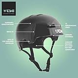 TSG Helm Evolution Solid Color,Schwarz (satin black), S/M, 75046 - 4