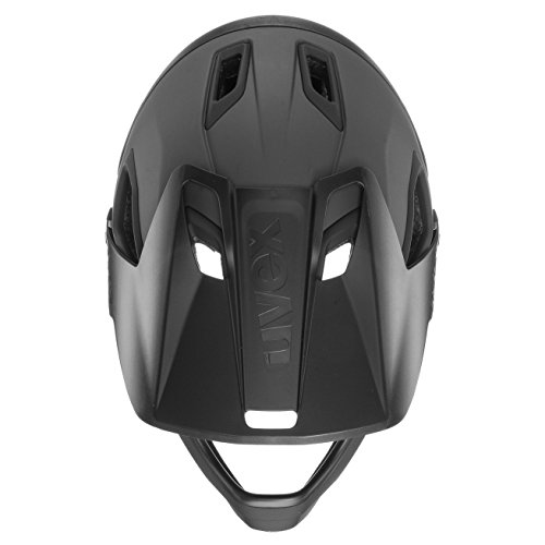 Uvex Jakkyl HDE Fahrradhelm, Black-Dark Silver mat, 56-61 cm - 5