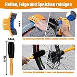 Reinigungsbürste Fahrrad  Professionelle bürsten Set - 3