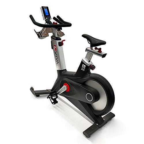 AsVIVA Indoor Cycle Speedbike S17 Studio Pro Bluetooth, 28kg Schwungmasse, computergesteuertes Bremssystem, leiser Riemenantrieb, SPD-klick Pedale, Pulsempfänger inkl. Polar Pulsgurt, Heimtrainer - 7