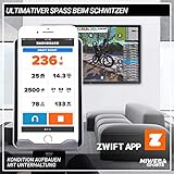 Miweba Sports Profi Indoor Cycling Bike MS700 - Ergometer - Speedbike - Heimtrainer - 20 kg Schwungmasse - 32 Intensitätsstufen - Magnetbremse - App-Steuerung - 3