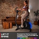 Ergometer Heimtrainer SPORTSTECH ESX600s | Indoor Cycling Bike 10kg Schwungmasse mit LED | 360° Tablet-Halterung | Exercise Bike Riemenantrieb geräuscharm | Trainingsgeräte für das Ausdauertraining - 2