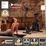 Ergometer Heimtrainer SPORTSTECH ESX600s | Indoor Cycling Bike 10kg Schwungmasse mit LED | 360° Tablet-Halterung | Exercise Bike Riemenantrieb geräuscharm | Trainingsgeräte für das Ausdauertraining - 5