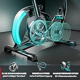 Ergometer Heimtrainer SPORTSTECH ESX600s | Indoor Cycling Bike 10kg Schwungmasse mit LED | 360° Tablet-Halterung | Exercise Bike Riemenantrieb geräuscharm | Trainingsgeräte für das Ausdauertraining - 7