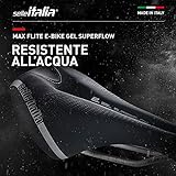 Selle Italia Unisex – Erwachsene MAX FLITE E-Bike Sättel, Black, L3 - 6