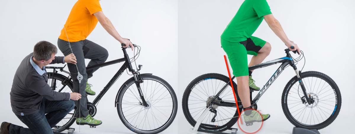 Sattelhöhe und Sattelversatz Fahrrad & Gesundheit