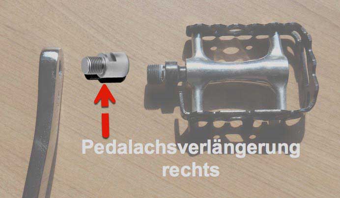 Beinstellung Fahrrad