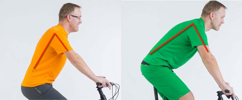 Fahrrad Sitzposition Trekkingrad