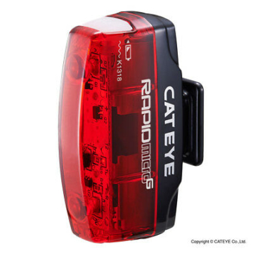 Cateye Gvolt 50 LED Fahrradlicht Set mit Rücklicht Rapid Micro G