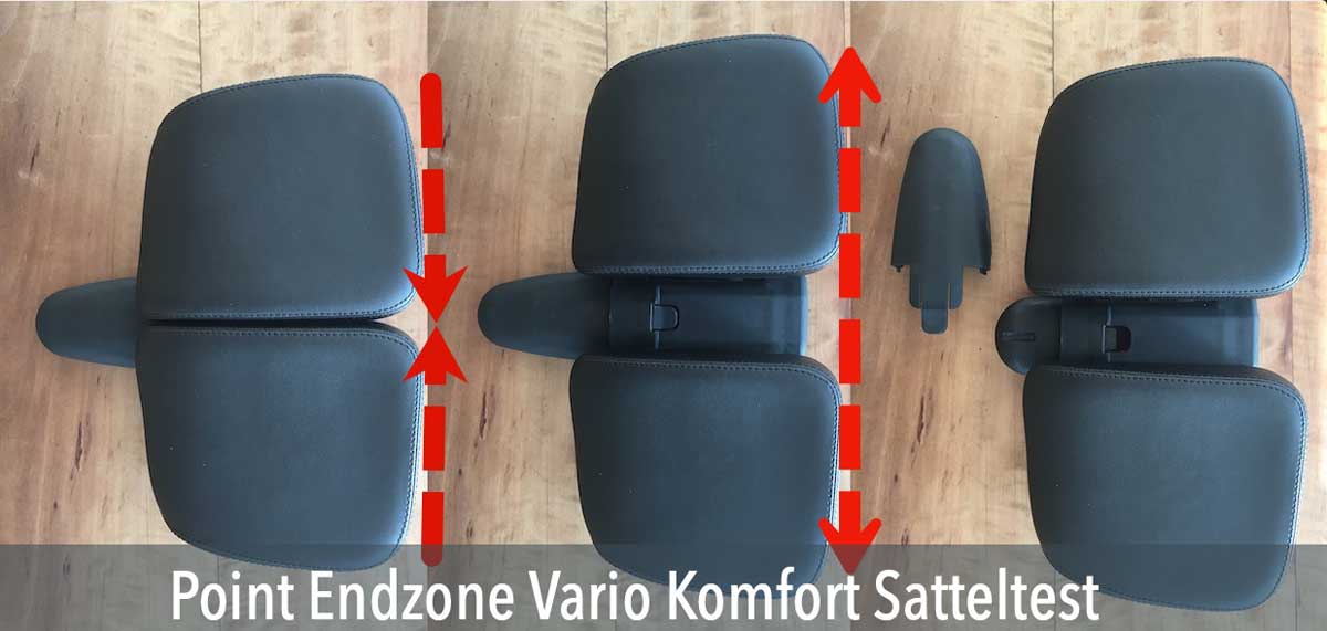 Fahrradsattel Vario Komfort Endzone Test: - Spezialsattel Point